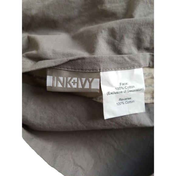 INK+IVY Cody Cotton Shams with overlap opening at back - Picture 7 of 9